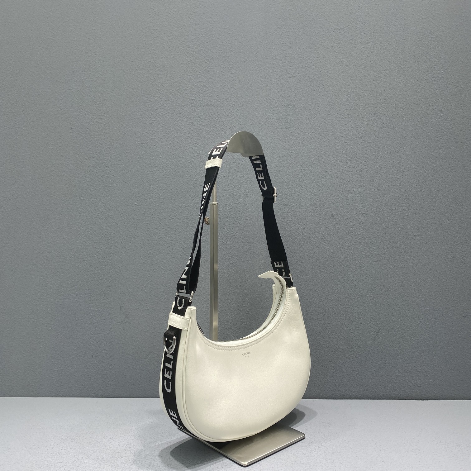 1:1 Replica Celine Medium Ava Bag With Celine Strap White For Women 9in/23cm - Image 5