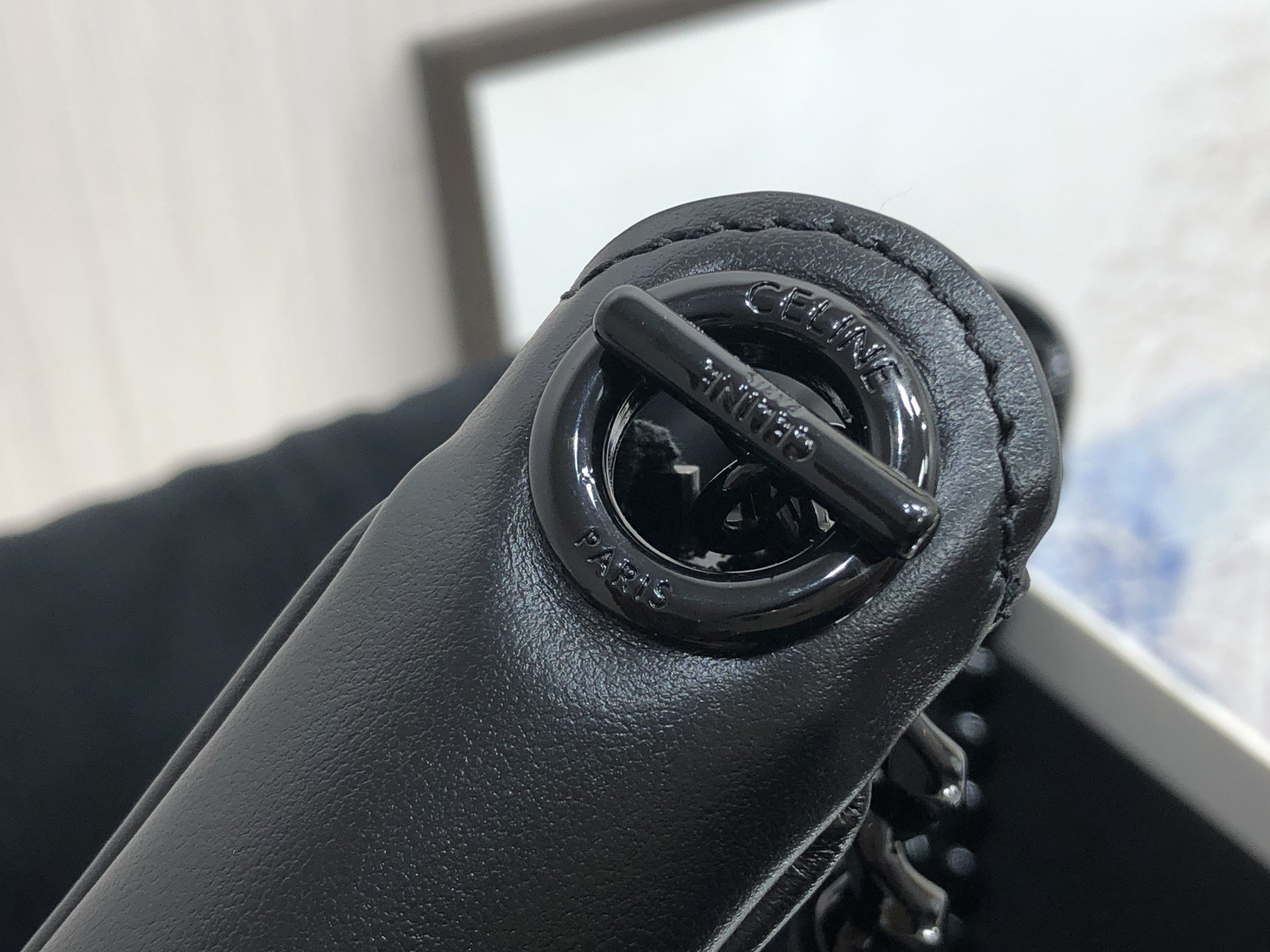 1:1 Replica Celine Medium Ava Chain Black For Women 10in/25cm - Image 5