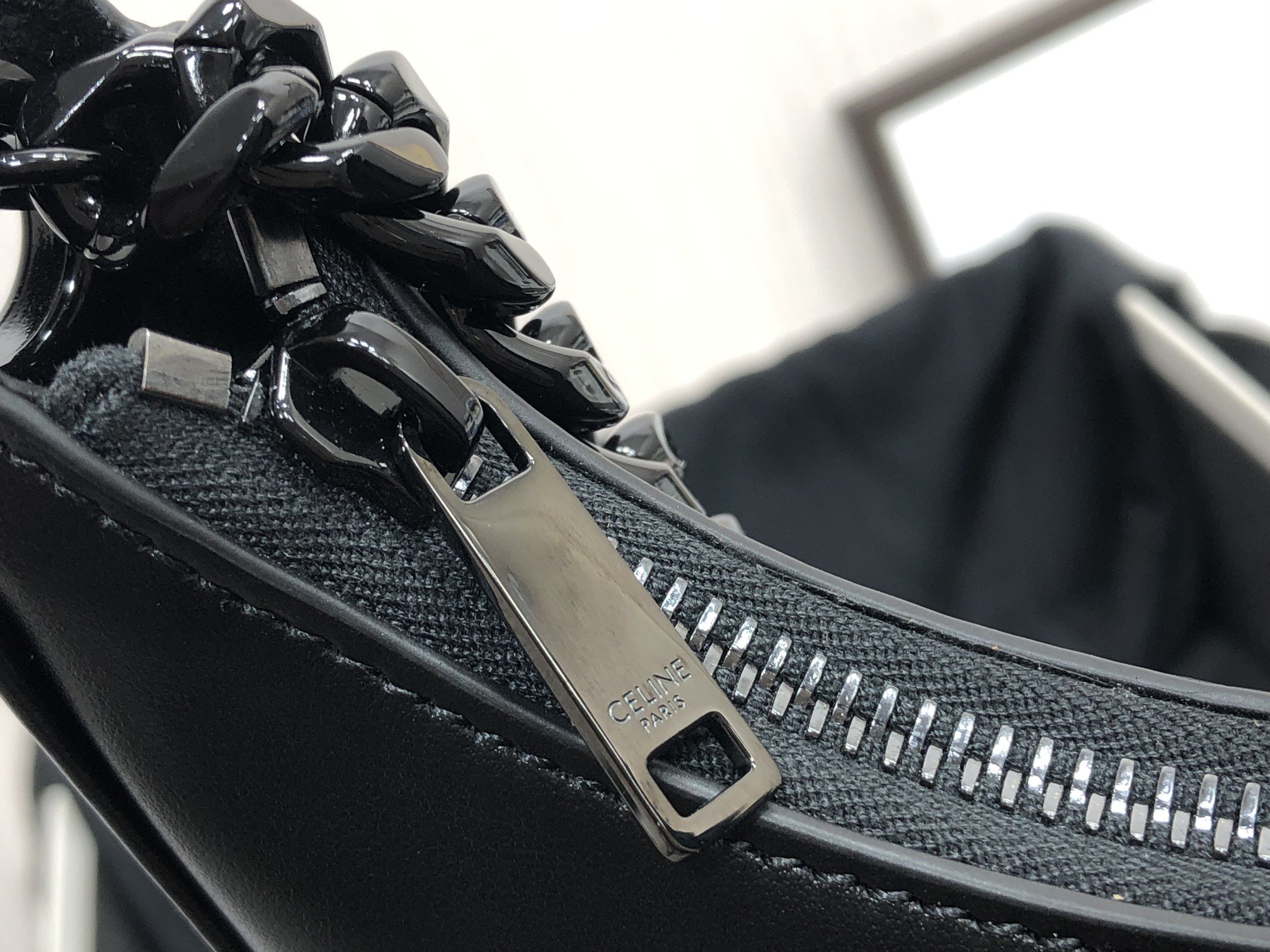 1:1 Replica Celine Medium Ava Chain Black For Women 10in/25cm - Image 6