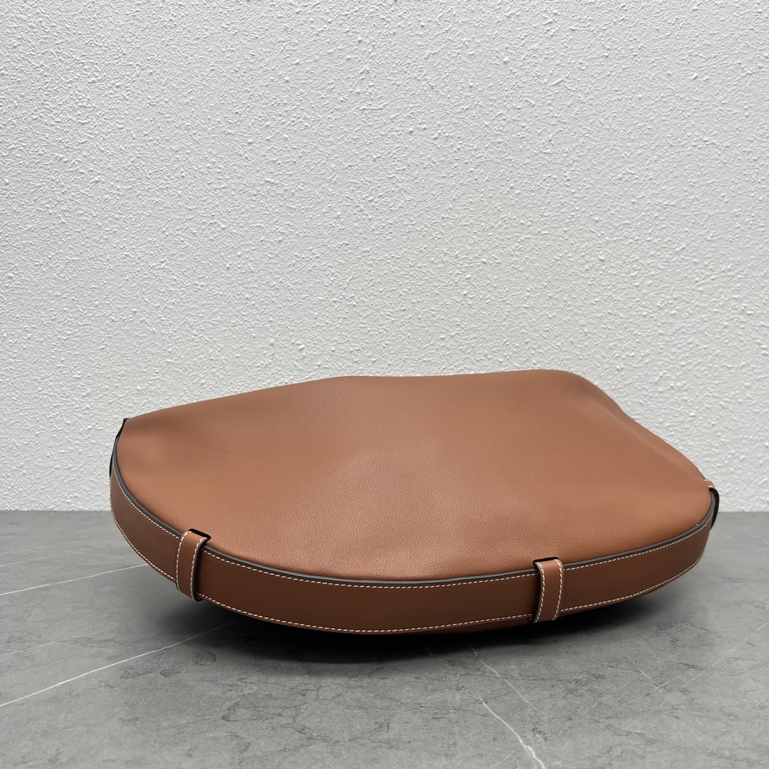 1:1 Replica Celine Medium Leandre Bag In Supple Brown For Women 14in/35cm 197263DV7.04LU - Image 5