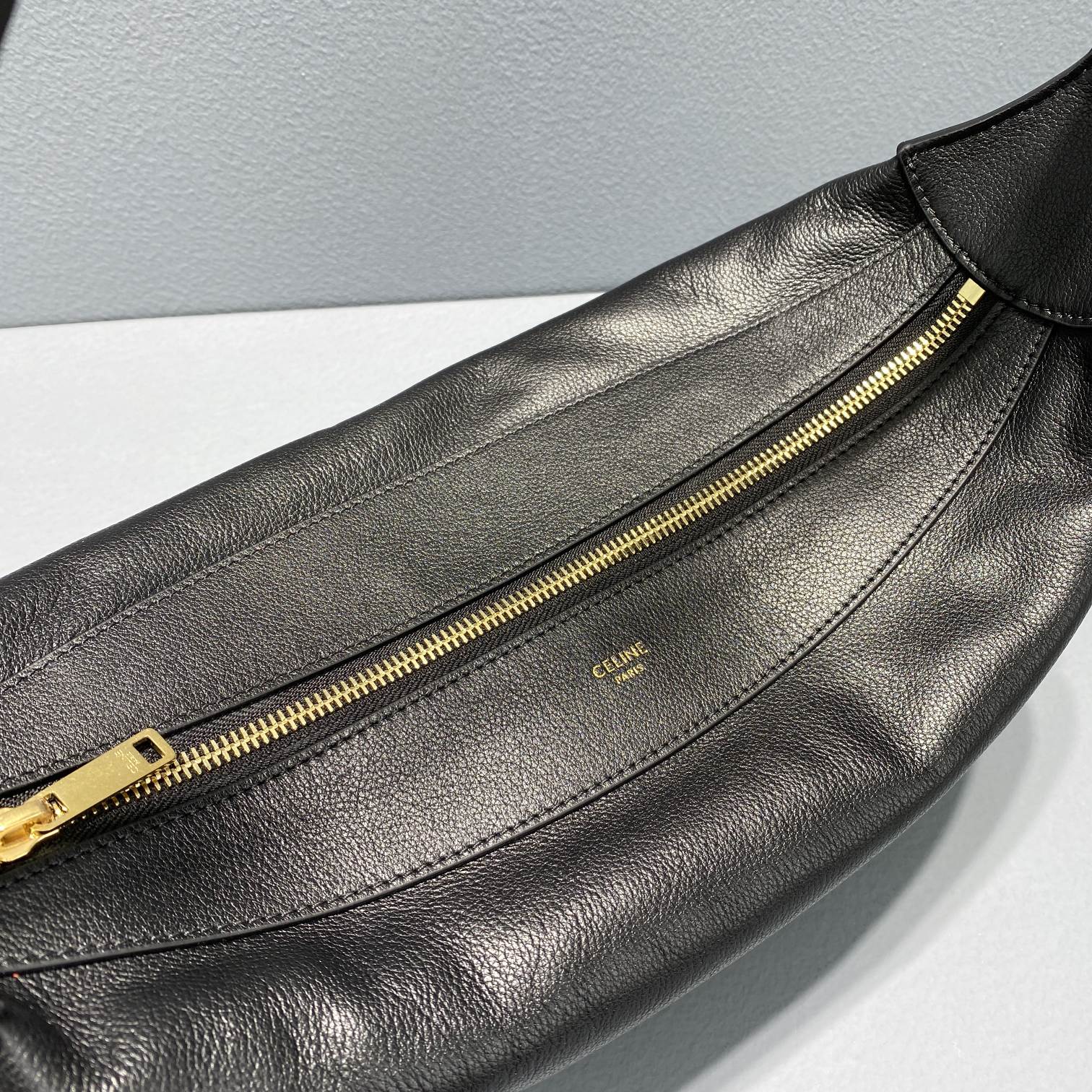 1:1 Replica Celine Medium Romy In Supple Black For Women 13in/34cm - Image 6