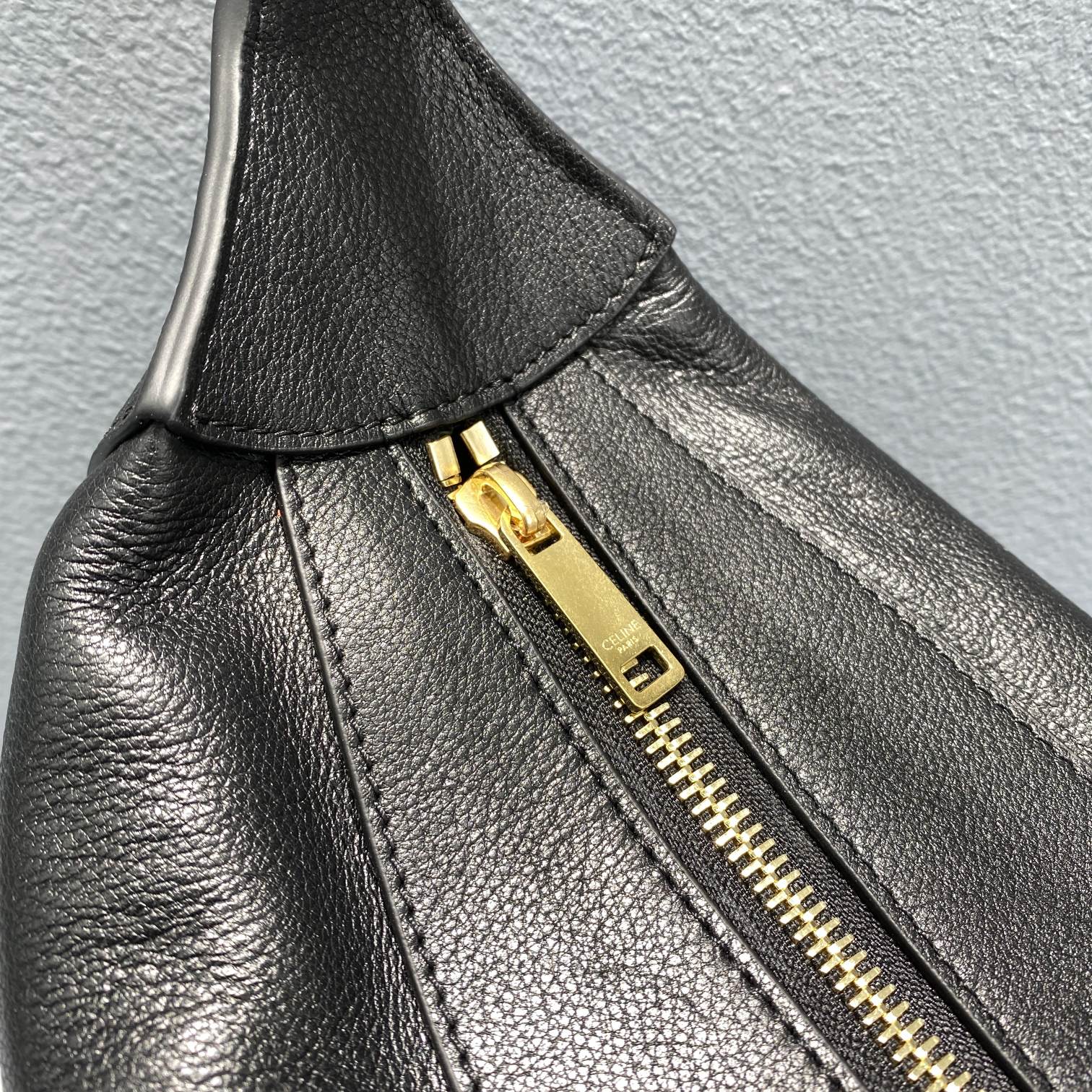 1:1 Replica Celine Medium Romy In Supple Black For Women 13in/34cm - Image 9