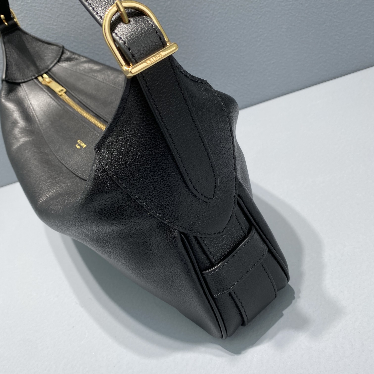 1:1 Replica Celine Medium Romy In Supple Black For Women 13in/34cm - Image 2