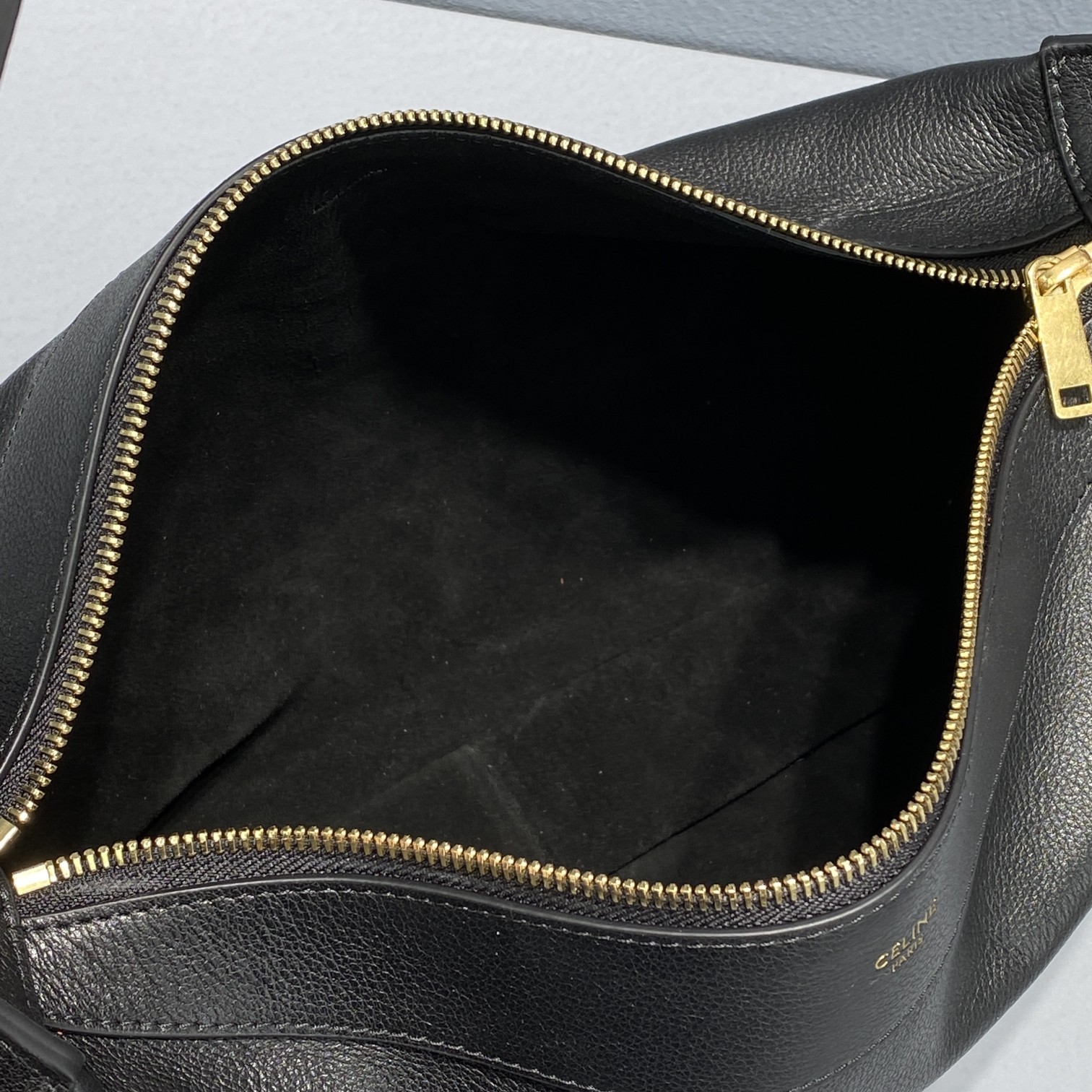 1:1 Replica Celine Medium Romy In Supple Black For Women 13in/34cm - Image 7