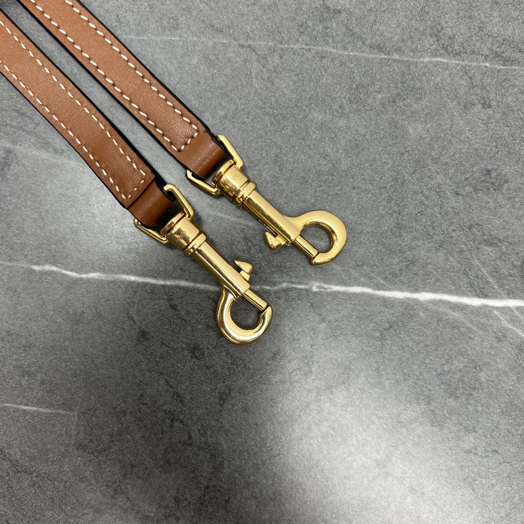 1:1 Replica Celine Mini Bowling Bag In Triomphe Canvas Tan For Women 8in/20cm 110462EKX.04LU - Image 6