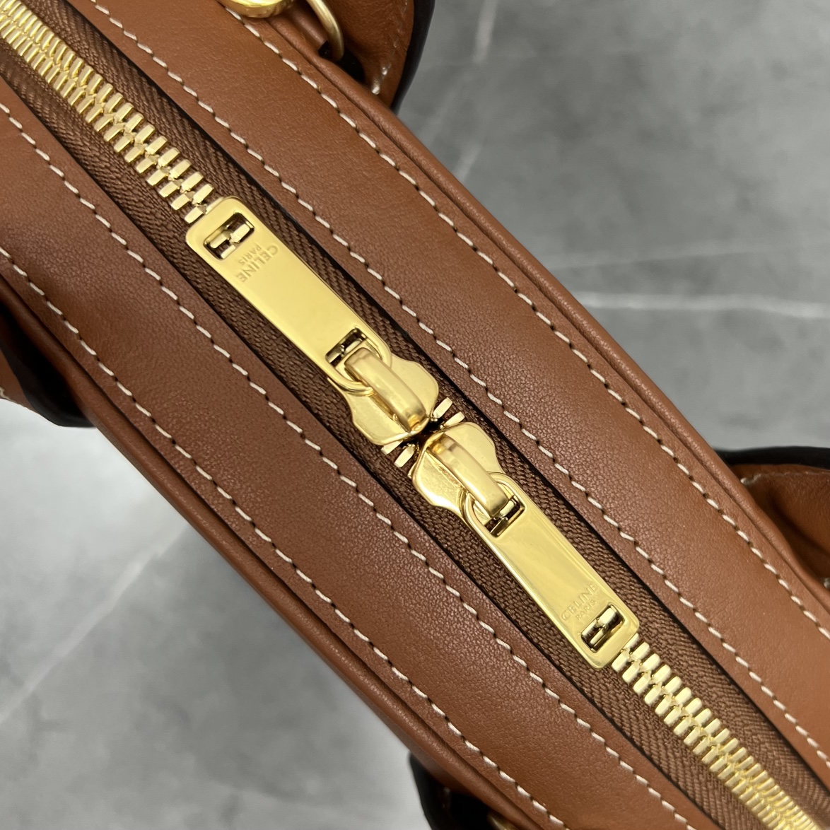 1:1 Replica Celine Mini Bowling Bag Tan For Women 8in/20cm - Image 5