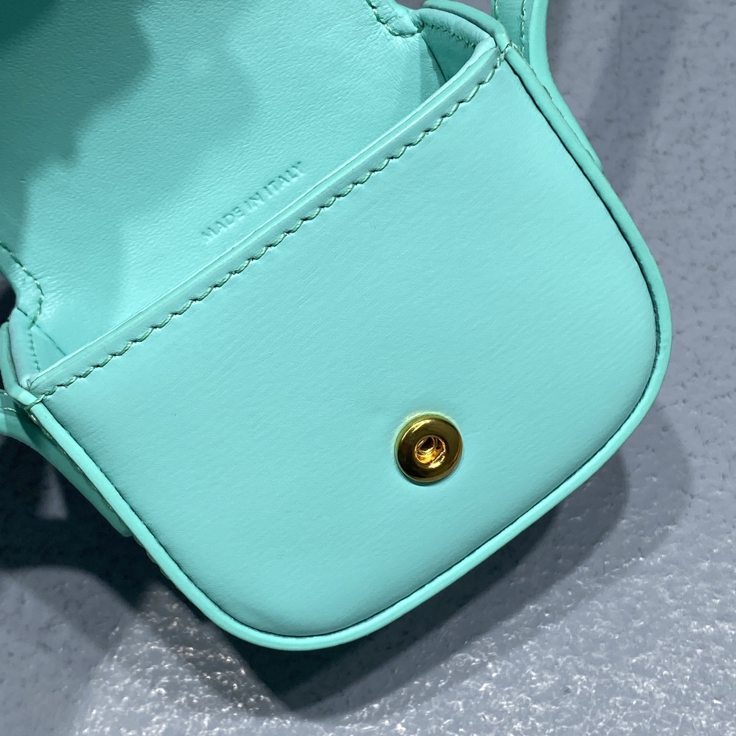 1:1 Replica Celine Mini Triomphe Ice Mint For Women 4in/11cm 10I513DPV.29IM - Image 6