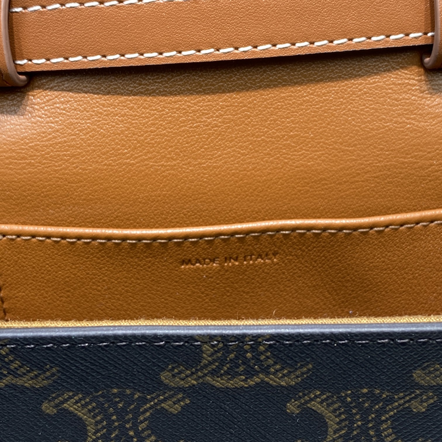 1:1 Replica Celine Mini Triomphe In Triomphe Canvas Tan For Women 4in/11cm 10I512DQB.04LU - Image 2