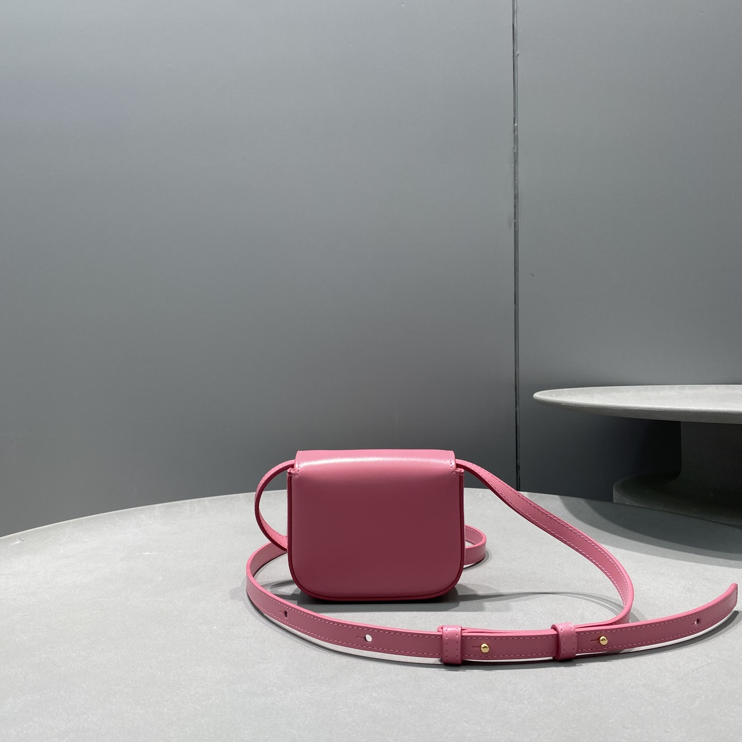 1:1 Replica Celine Mini Triomphe Pink For Women 4in/11cm - Image 3