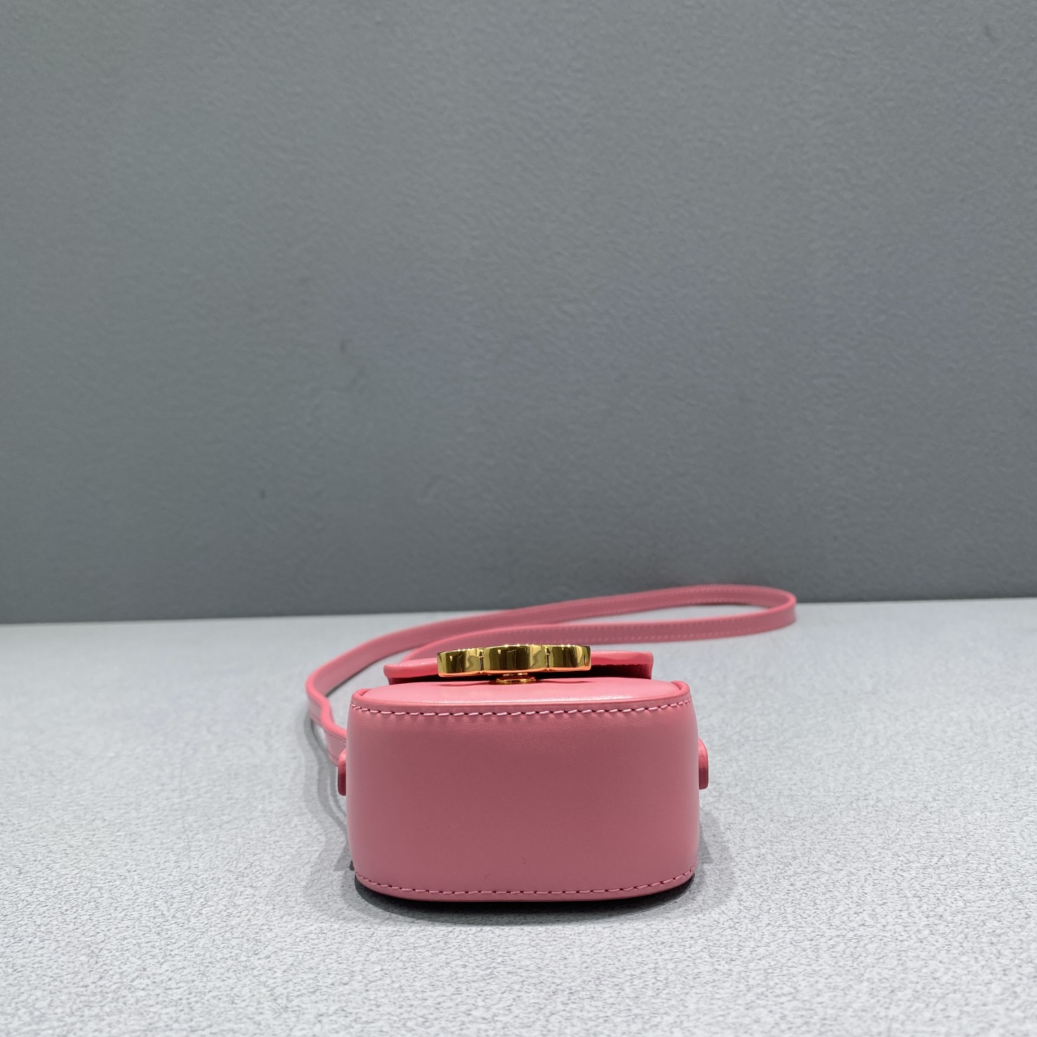 1:1 Replica Celine Mini Triomphe Pink For Women 4in/11cm - Image 5