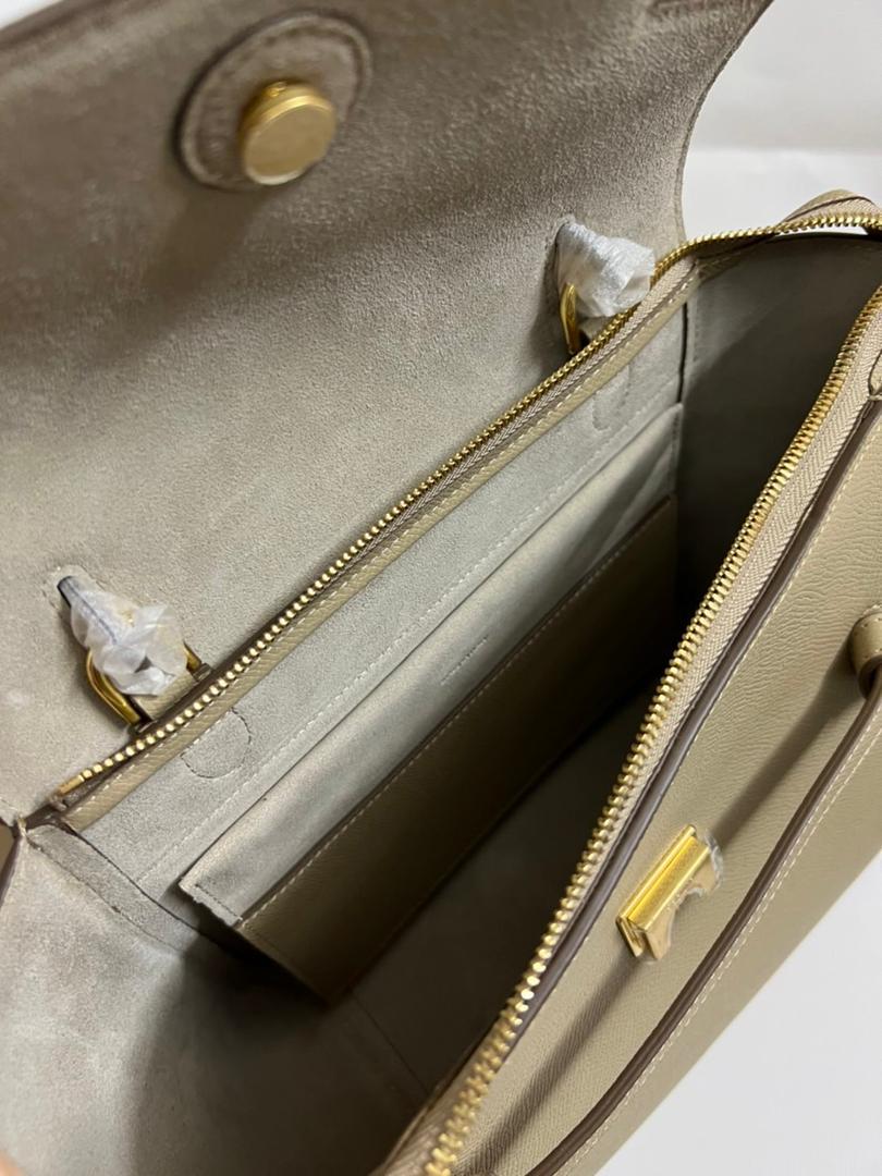 1:1 Replica Celine Nano Micro Belt Bag In Grained Material Light Taupe For Women 9.5in/24cm - Image 2