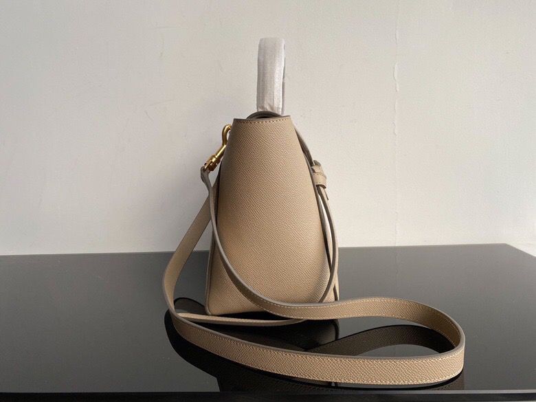 1:1 Replica Celine Nano Mini Belt Bag In Grained Material Light Taupe For Women 11in/28cm - Image 5