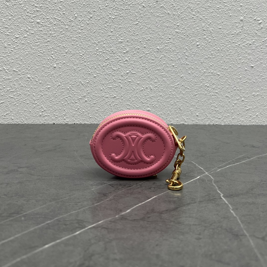 1:1 Replica Celine Pulse Cuir Triopee With Hooks - Soft Pink For Women 3in/8cm 10I863DPQ.25FO