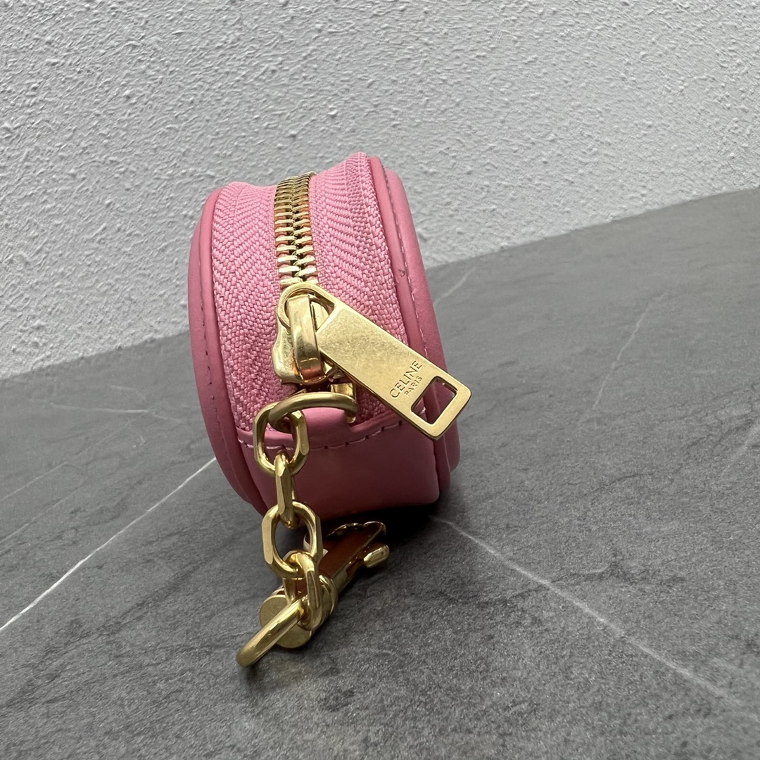 1:1 Replica Celine Pulse Cuir Triopee With Hooks - Soft Pink For Women 3in/8cm 10I863DPQ.25FO - Image 2