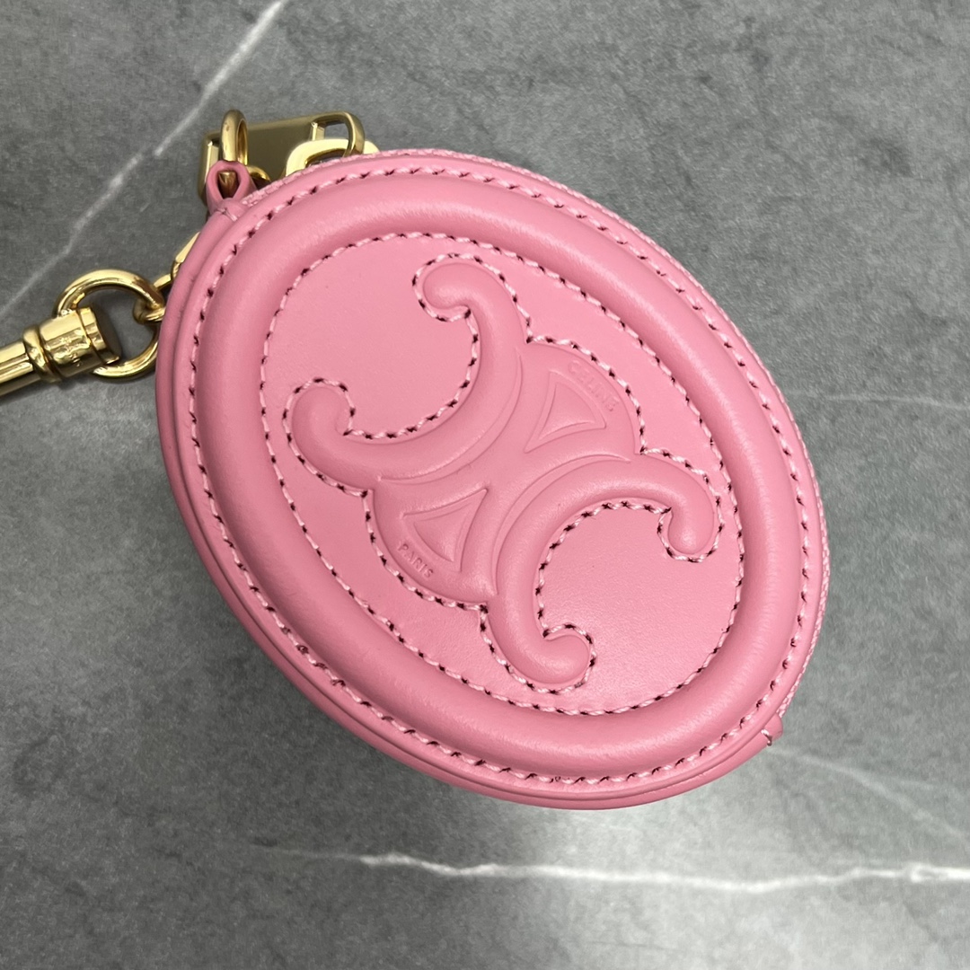 1:1 Replica Celine Pulse Cuir Triopee With Hooks - Soft Pink For Women 3in/8cm 10I863DPQ.25FO - Image 4