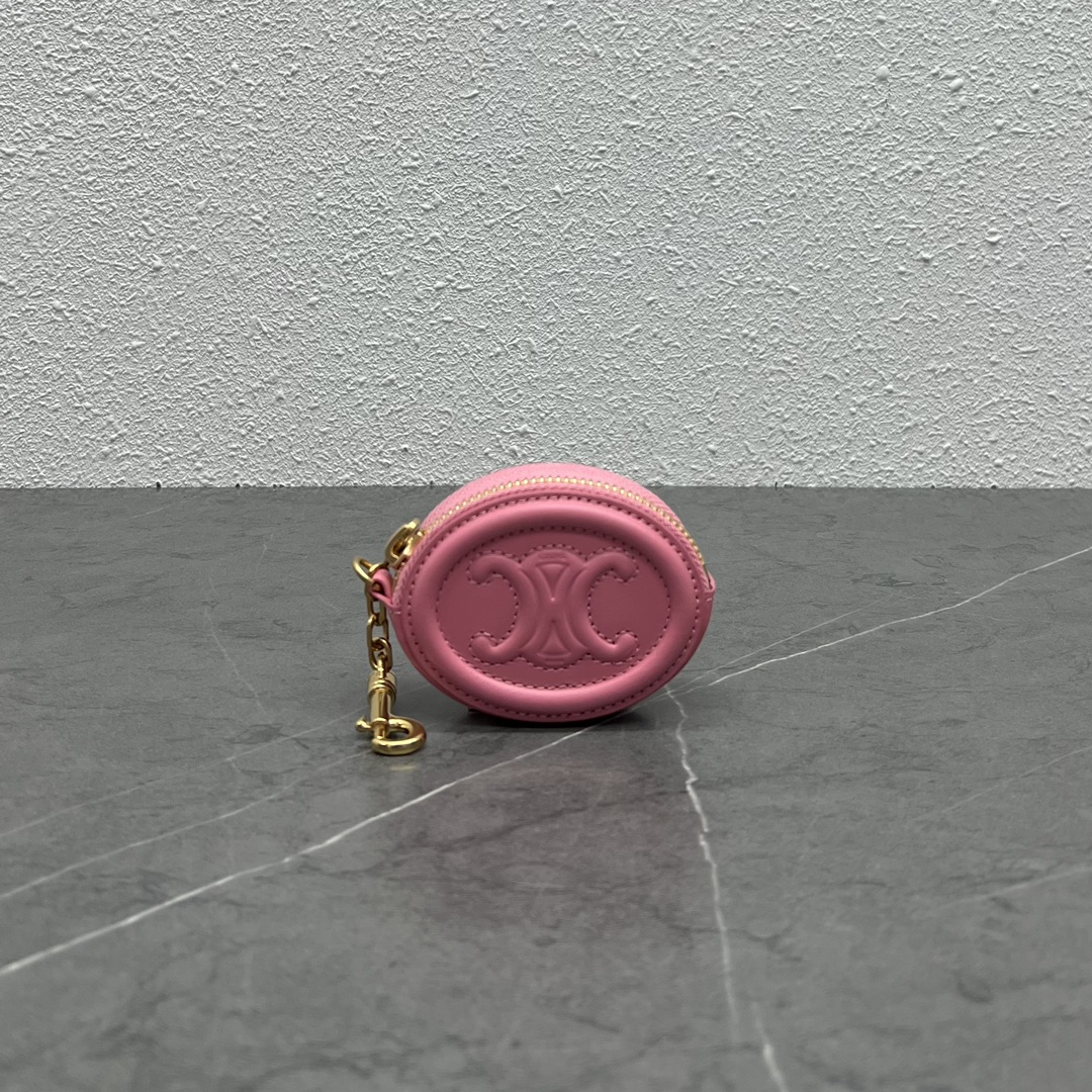 1:1 Replica Celine Pulse Cuir Triopee With Hooks - Soft Pink For Women 3in/8cm 10I863DPQ.25FO - Image 6