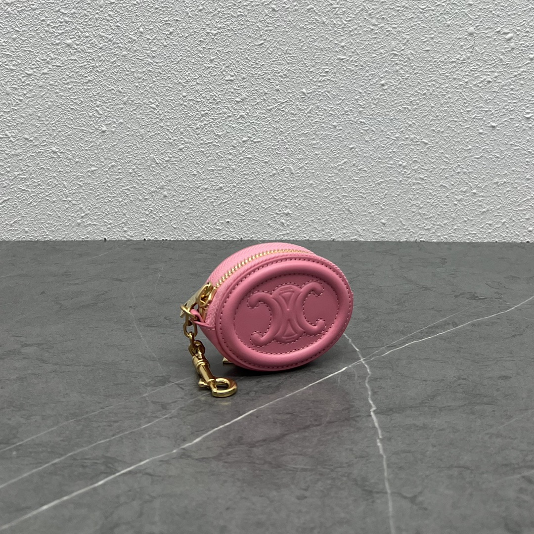 1:1 Replica Celine Pulse Cuir Triopee With Hooks - Soft Pink For Women 3in/8cm 10I863DPQ.25FO - Image 9