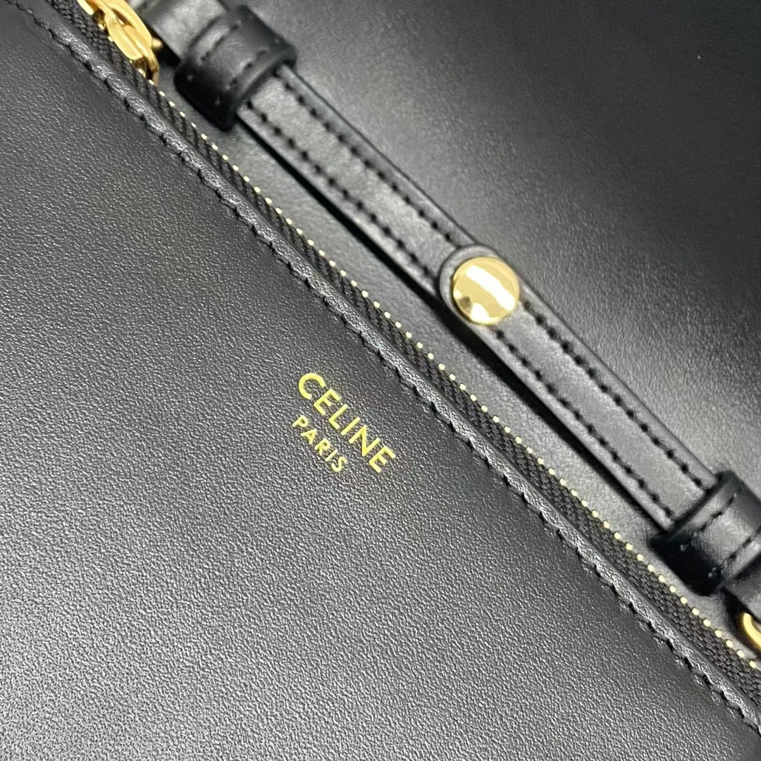 1:1 Replica Celine Small 16 Wallet On Chain Black For Women 6in/14cm 10G453CQ7.38NO - Image 8