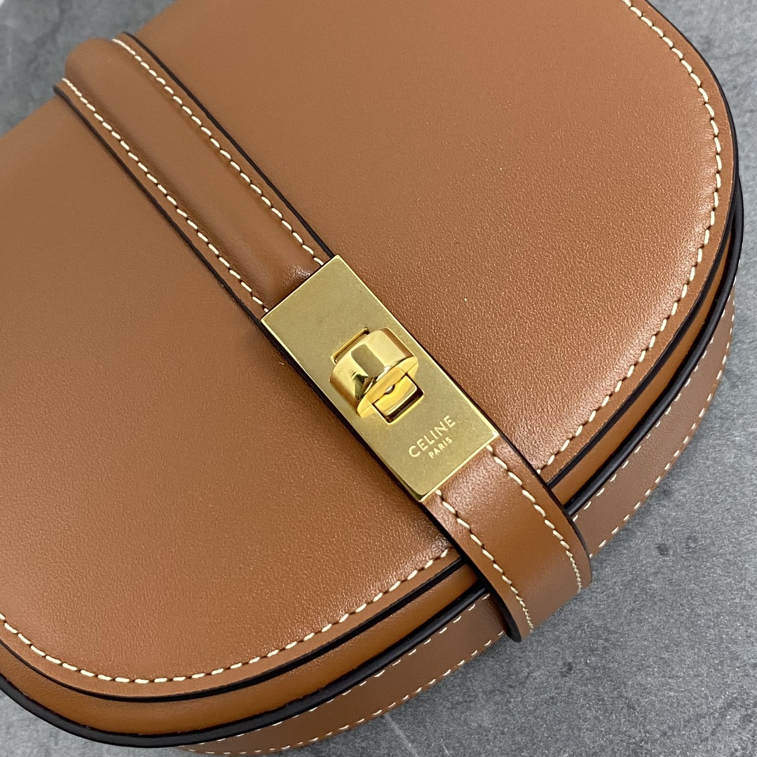 1:1 Replica Celine Small 16 Wallet On Chain Tan For Women 6in/14cm 10G453CQ7.04LU - Image 2