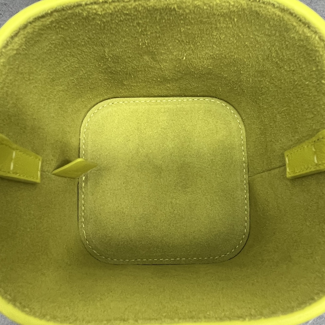 1:1 Replica Celine Small Box Cuir Triomphe Yellow For Women 4in/11cm - Image 6