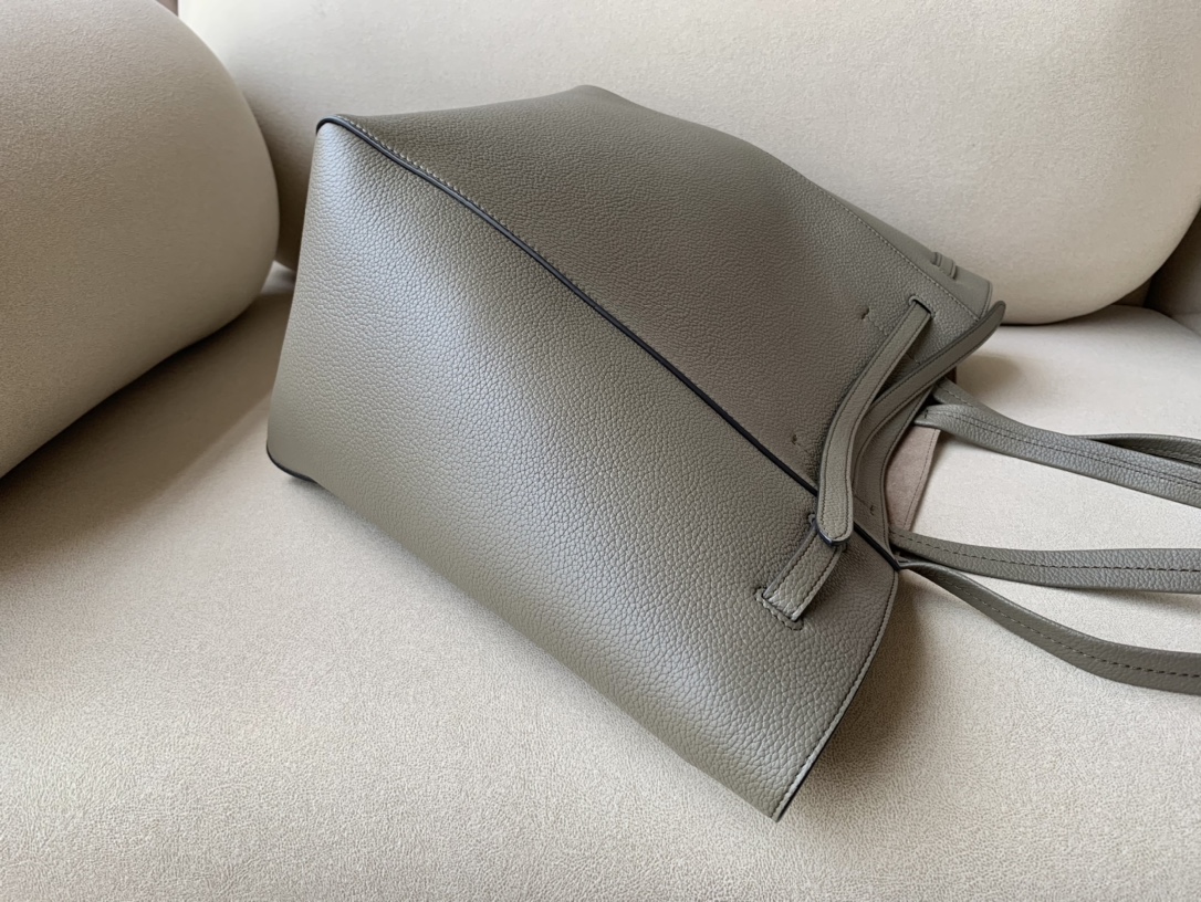 1:1 Replica Celine Small Cabas Phantom In Soft Grained Brown For Women 12in/31cm - Image 4