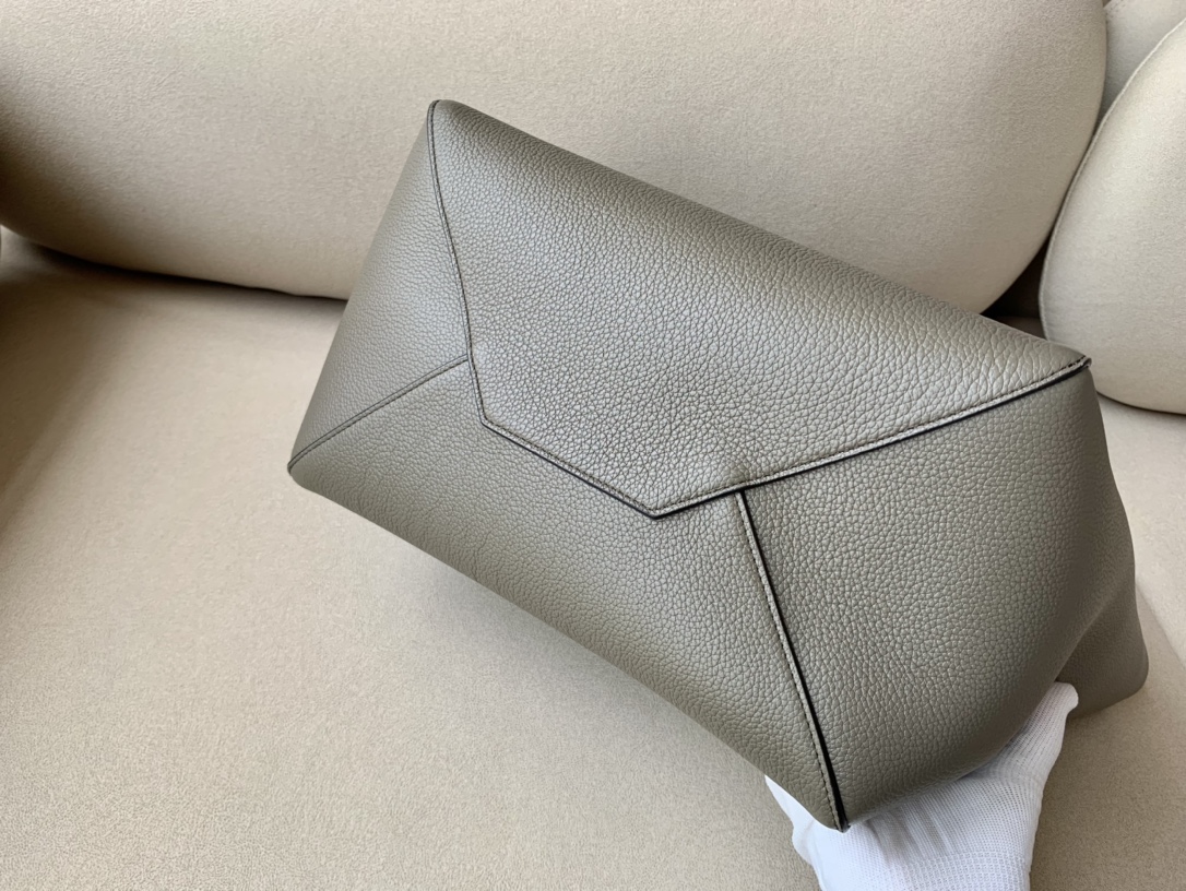 1:1 Replica Celine Small Cabas Phantom In Soft Grained Brown For Women 12in/31cm - Image 3