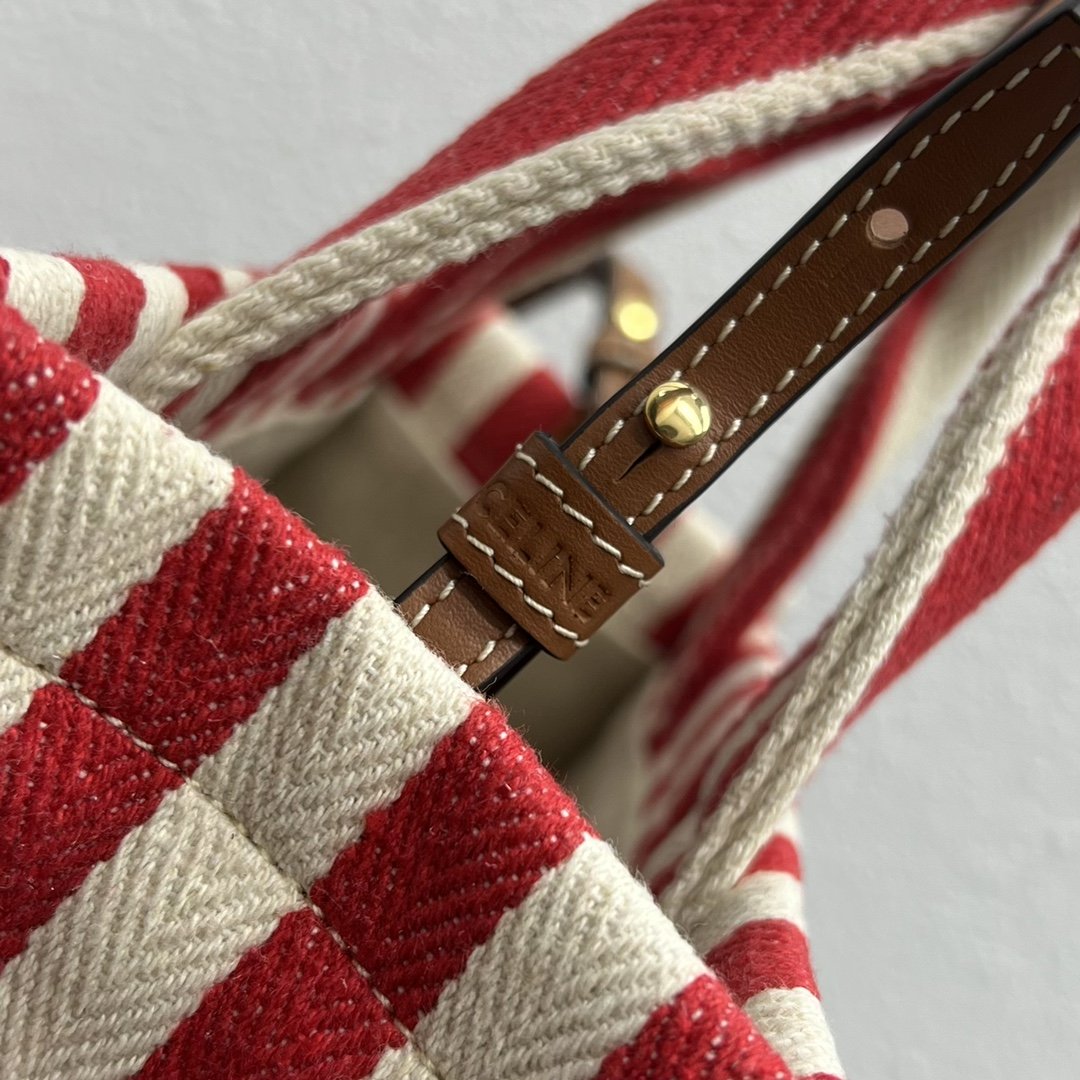 1:1 Replica Celine Small Cabas Thais In Tweed Multicolor For Women 11in/29cm - Image 8