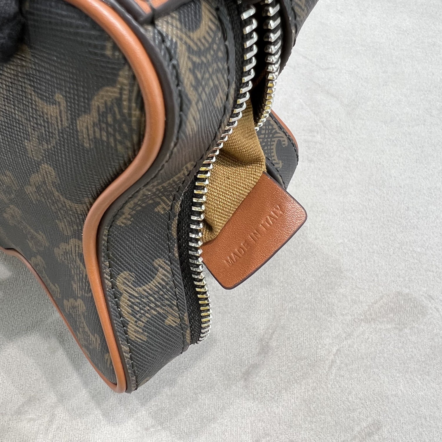 1:1 Replica Celine Small Etoile In Triomphe Canvas Brown For Women 7in/18cm 198762BZJ.04LI - Image 3