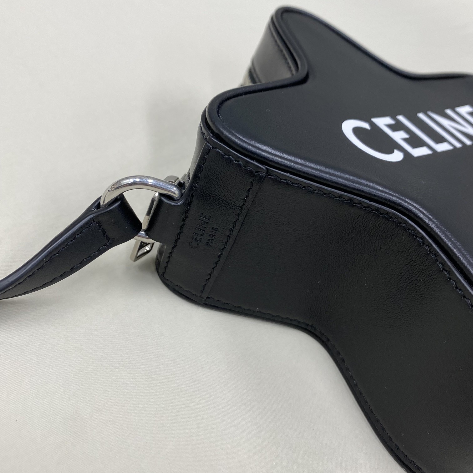 1:1 Replica Celine Small Etoile With Celine Print Black For Women 7in/18cm 198763DW3.38SI - Image 9