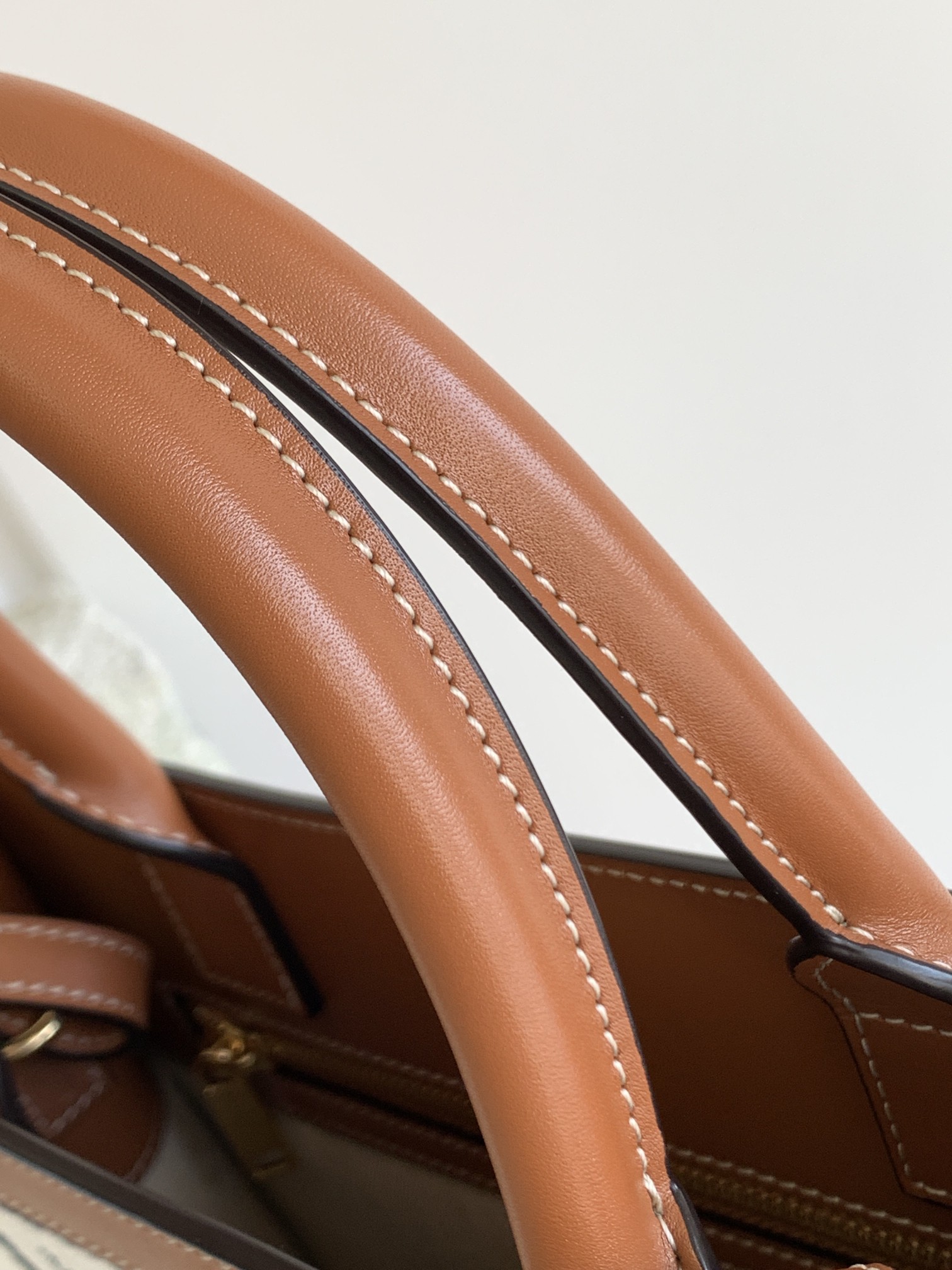 1:1 Replica Celine Small Vertical Cabas Celine In Textile With Celine All-Over White / Black For Women 13in/32cm 192082EFY.01WB - Image 2