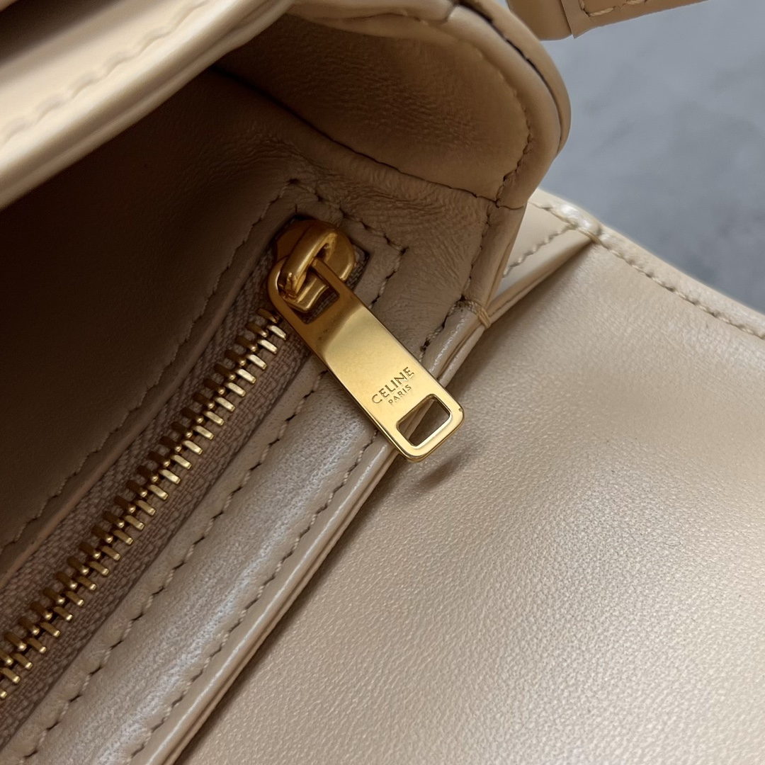 1:1 Replica Celine Teen Besace Triomphe Safari For Women 4in/10cm 110413BF4.03SA - Image 8