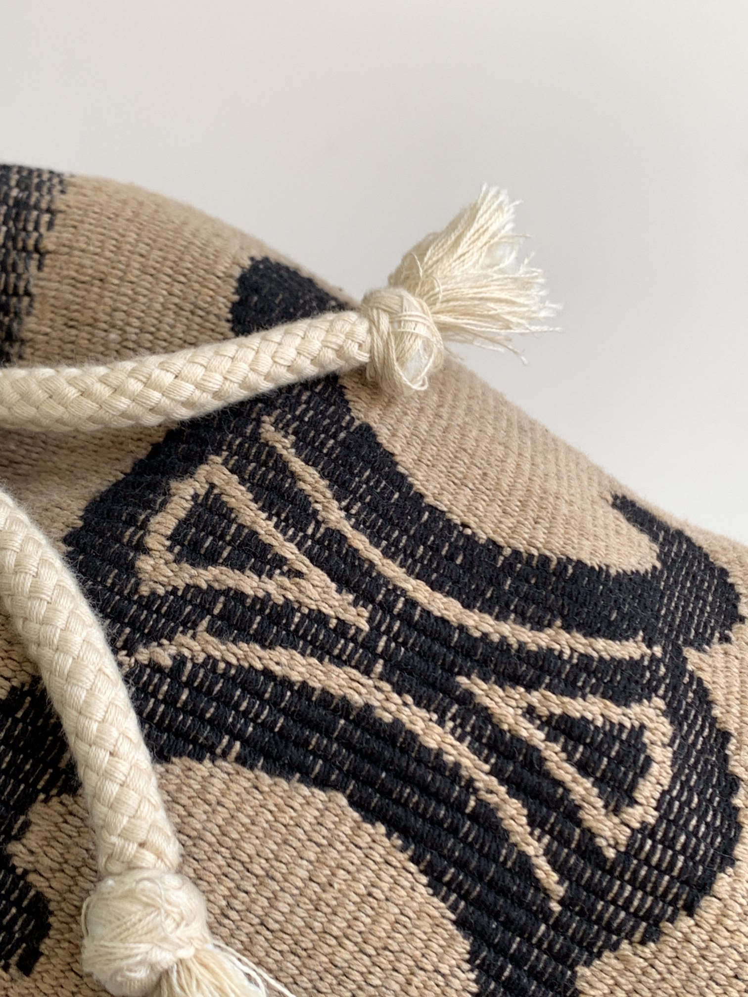 1:1 Replica Celine Teen Drawstring In Textile With Triomphe Beige / Tan For Women 6in/15cm 196532EFZ.02ET - Image 2