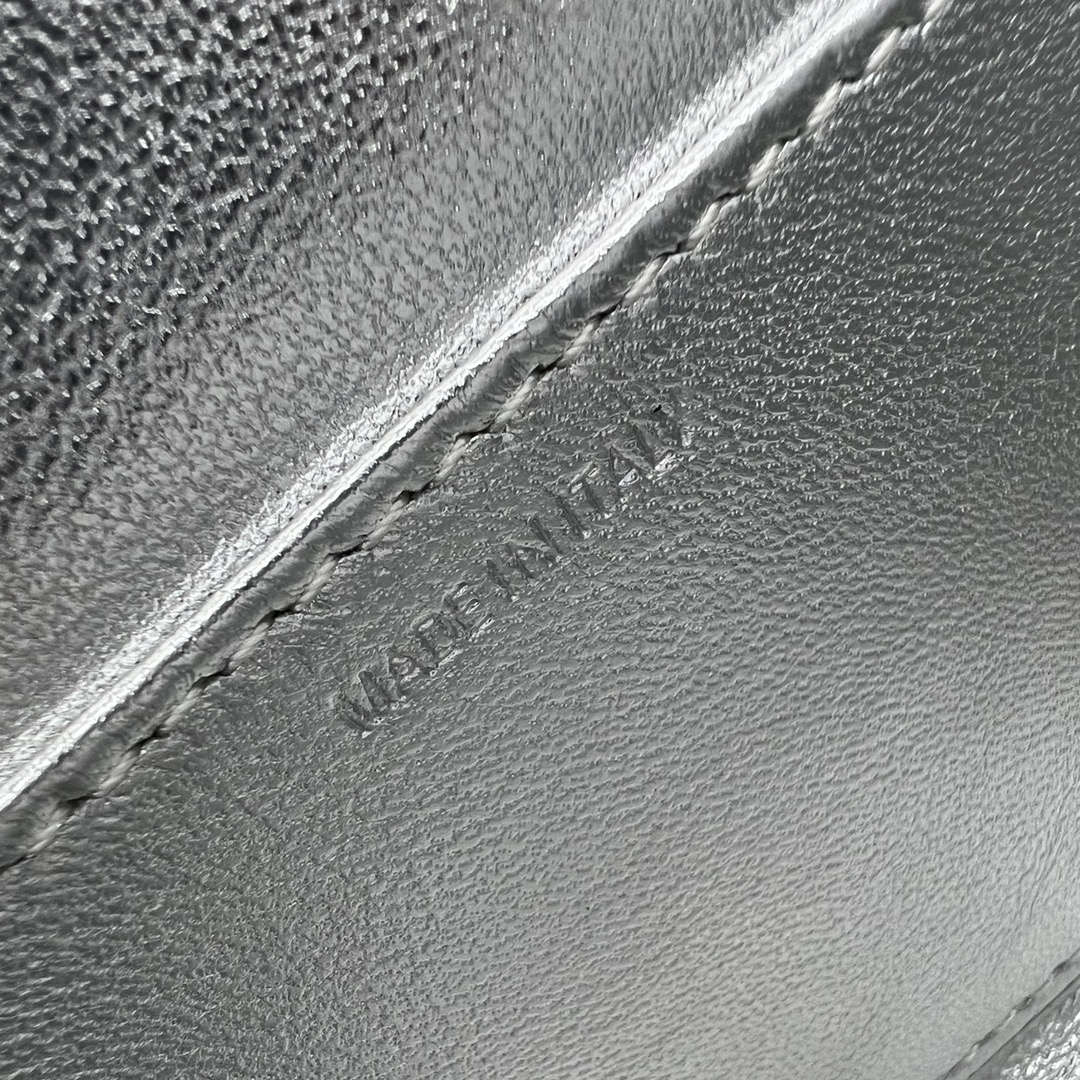 1:1 Replica Celine Teen Triomphe Bag Silver For Women 7in/19cm - Image 9