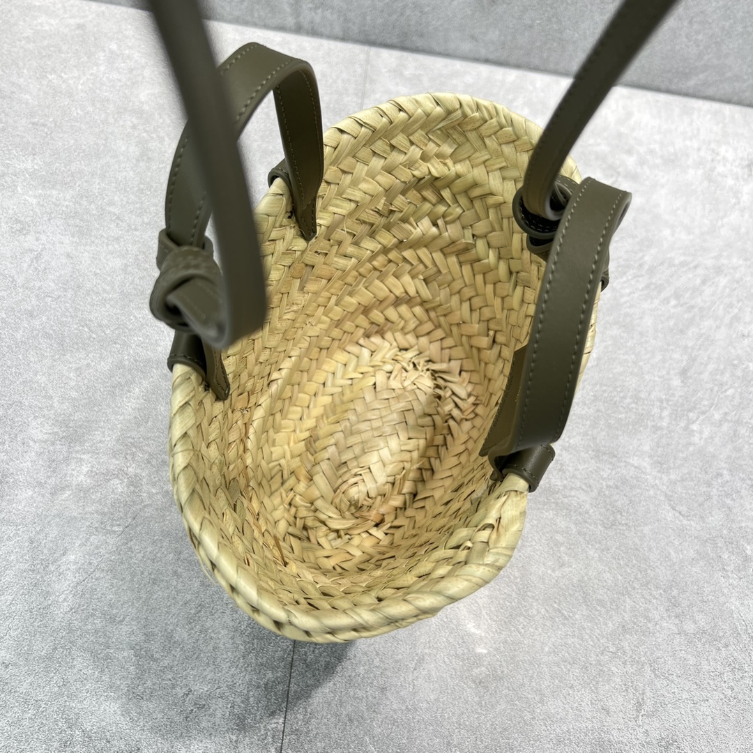 1:1 Replica Celine Teen Triomphe Classic Pannier Tote Dark Green For Women 8in/20cm - Image 3