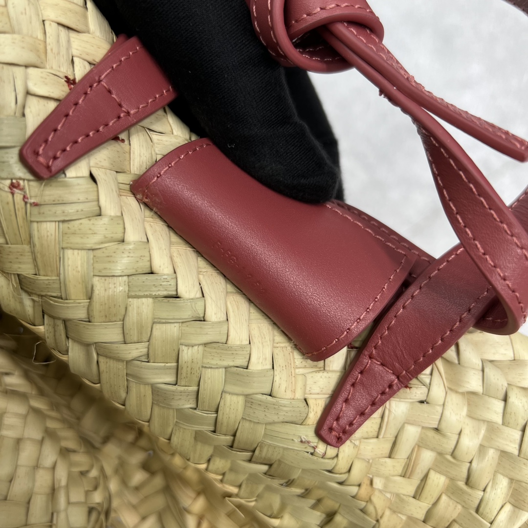 1:1 Replica Celine Teen Triomphe Classic Pannier Tote Dark Pink For Women 8in/20cm - Image 2