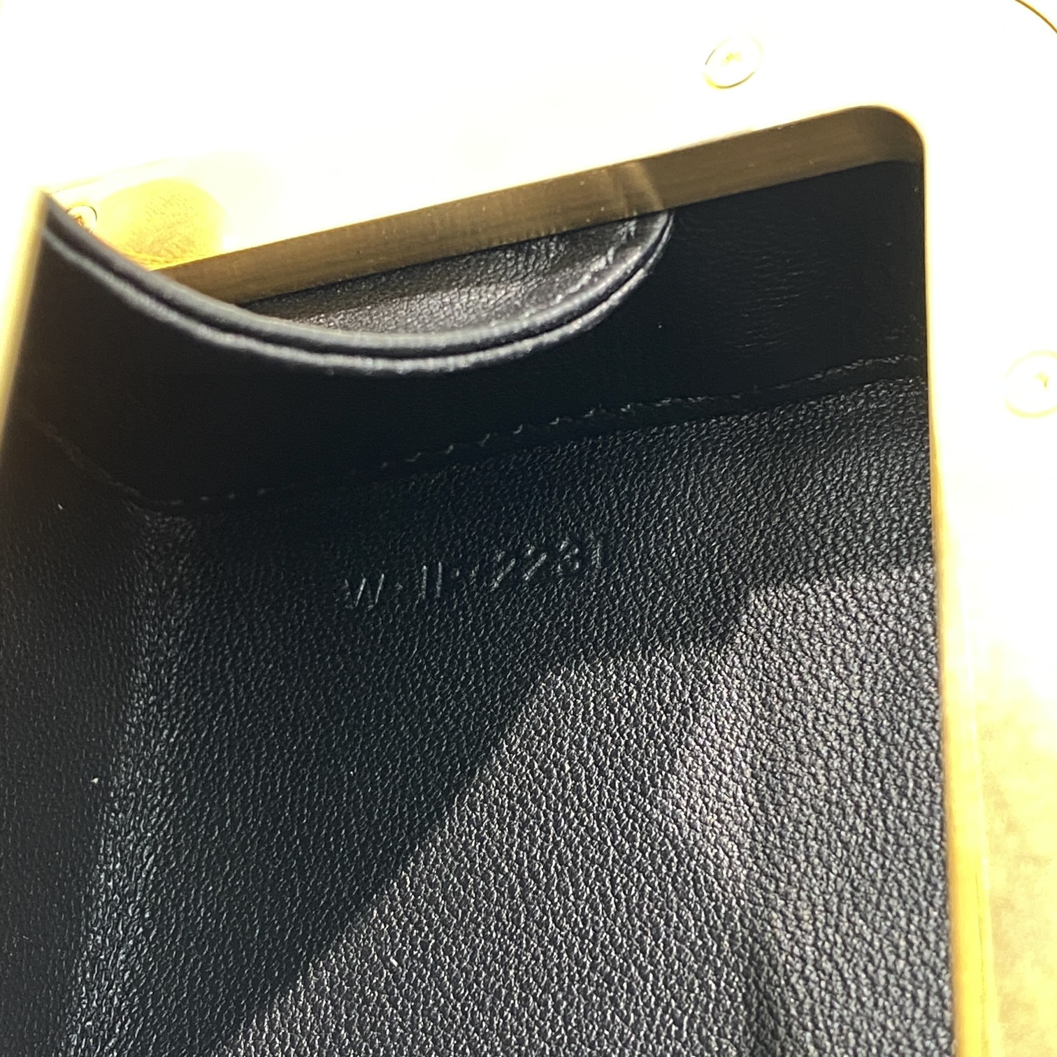 1:1 Replica Celine Triomphe Minaudiere Black For Women 4in/10cm - Image 8