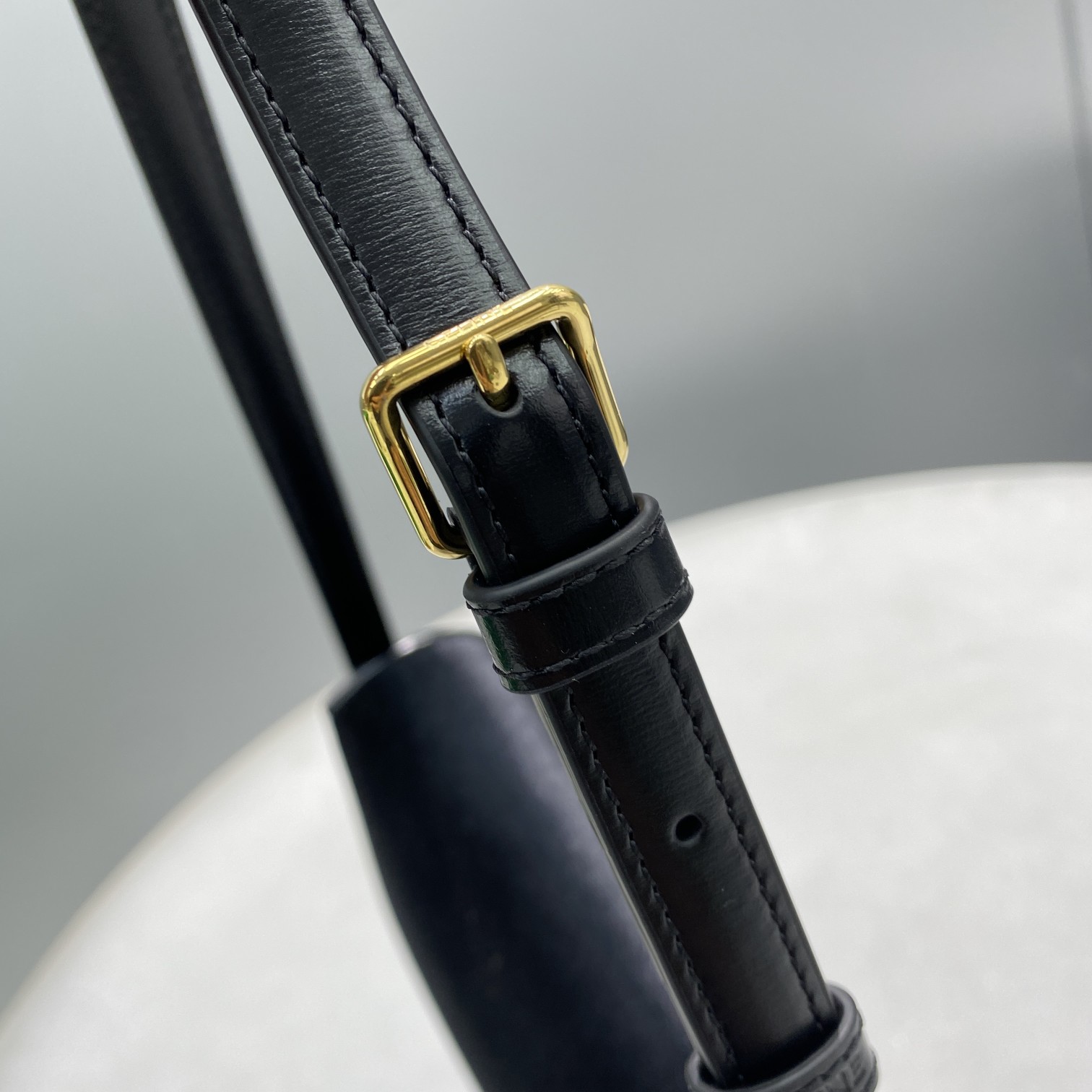 1:1 Replica Celine Triomphe Shoulder Bag Black For Women 8in/20cm 194143BF4.38NO - Image 7