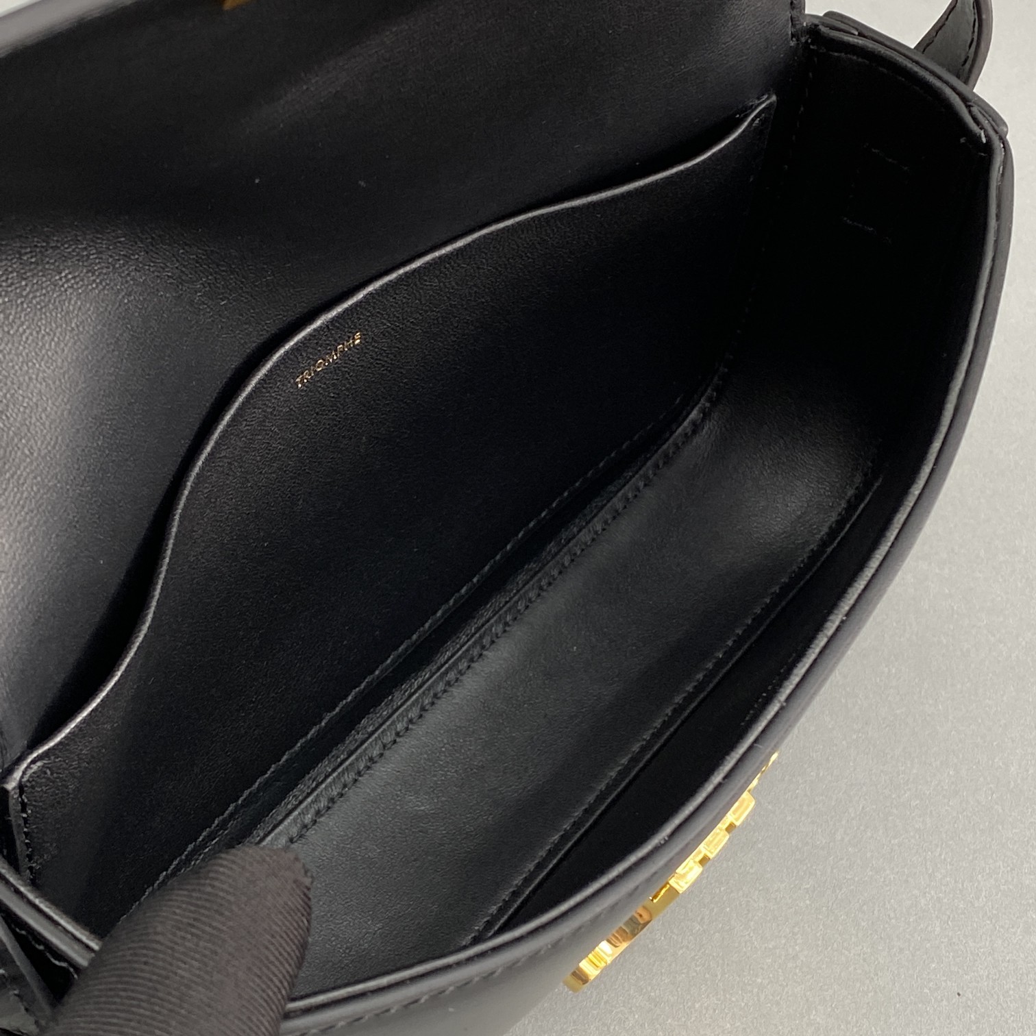 1:1 Replica Celine Triomphe Shoulder Bag Black For Women 8in/20cm 194143BF4.38NO - Image 8