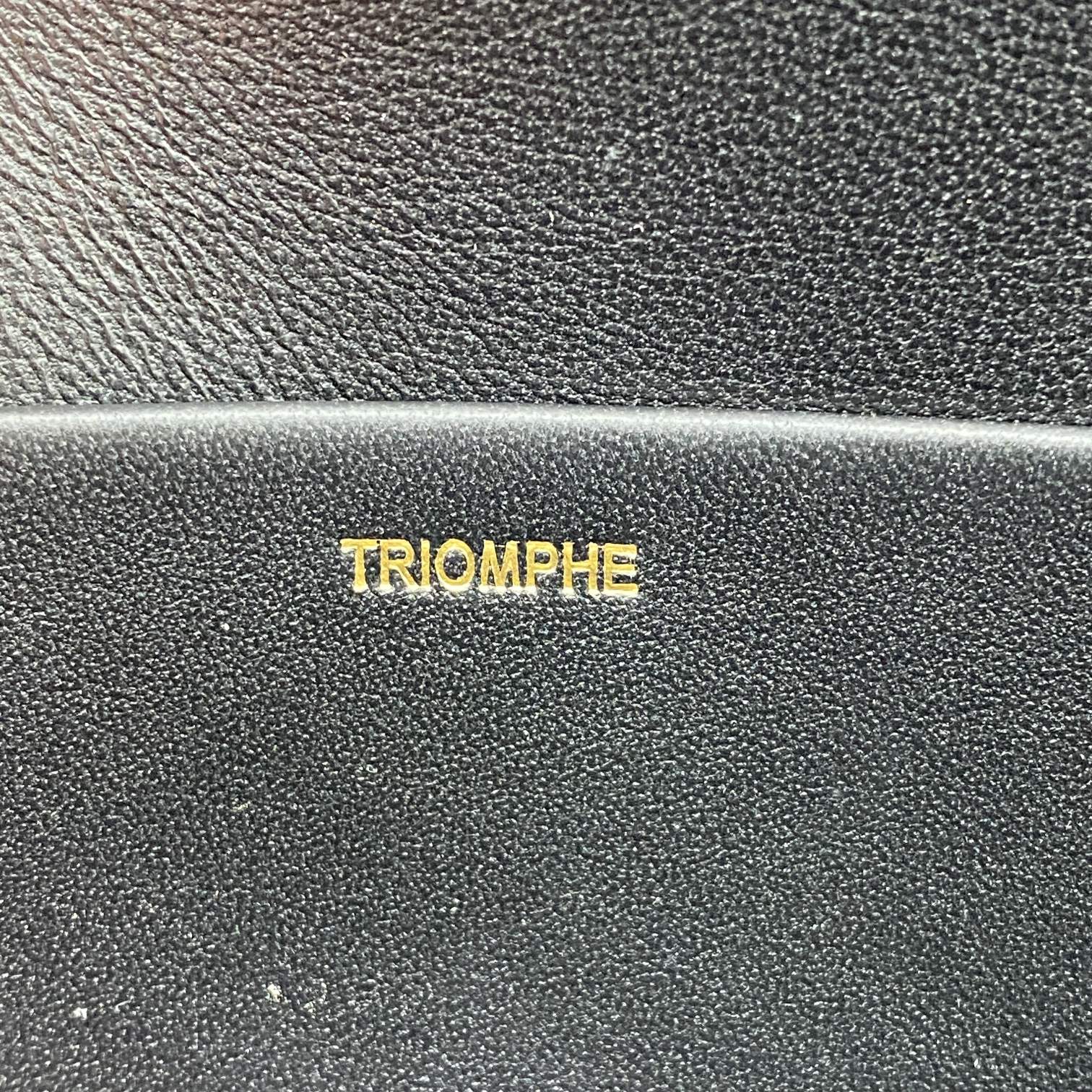 1:1 Replica Celine Triomphe Shoulder Bag Black For Women 8in/20cm - Image 3