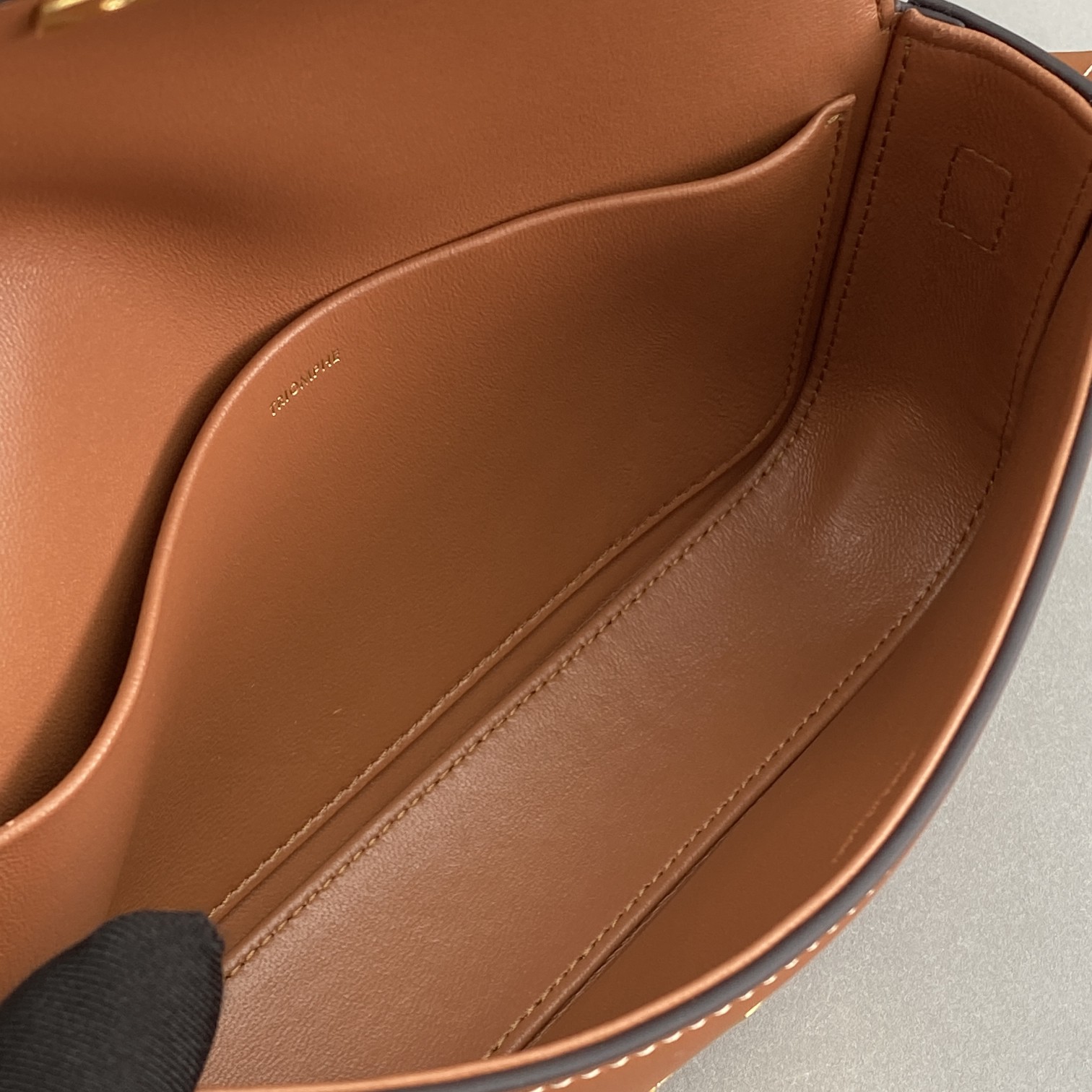 1:1 Replica Celine Triomphe Shoulder Bag Brown For Women 8in/20cm 194143BFN.04LU - Image 4