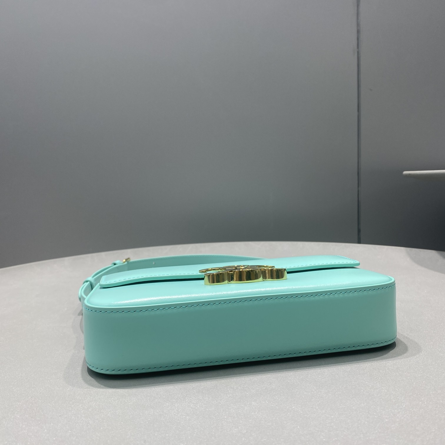 1:1 Replica Celine Triomphe Shoulder Bag Mint Green For Women 8in/20cm - Image 2