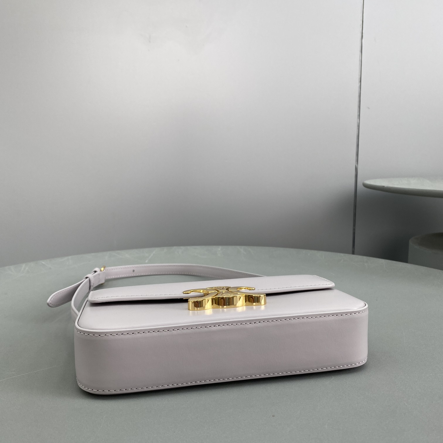 1:1 Replica Celine Triomphe Shoulder Bag Peony For Women 8in/20cm 194143BF4.24NY - Image 3