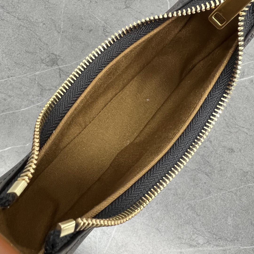 1:1 Replica Celine Triope Heart Embroidered Mini Abba - Triope Canvas Brown For Women 6.4in/16cm 10I602EB1.04LU - Image 4