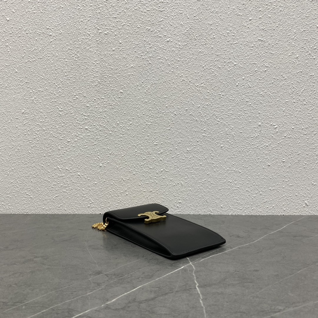 1:1 Replica Celine Vertical Phone Pouch Black For Women 6in/19cm 10J133DPV.38NO - Image 6