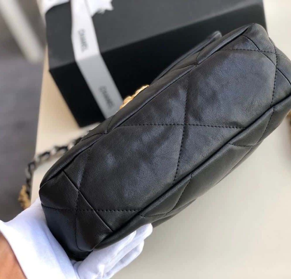 [REP 1:1] Chanel 19 HandBag Black For Women 10.1in/26cm AS1160