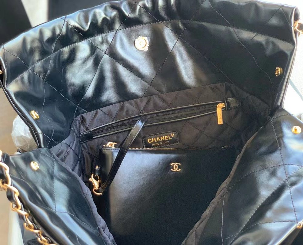 [REP 1:1] Chanel 22 Handbag Black For Women 16.4in/42cm AS3261 B08872 94305