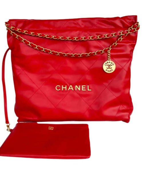 [REP 1:1] Chanel 22 Handbag Red/Pink For Women 39cm / 15.3in AS3261