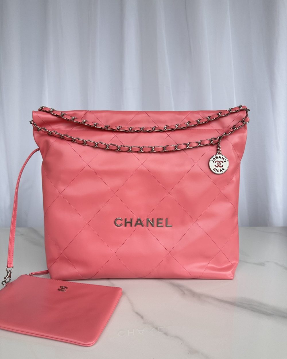 [REP 1:1] Chanel 22 Handbag Red/Pink For Women 39cm / 15.3in AS3261