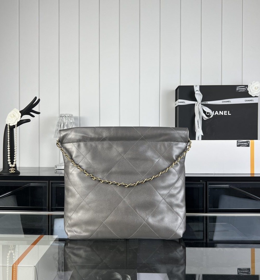 [REP 1:1] Chanel 22 Medium Handbag Yellow/Grey/Brown/Dark Blue/Pink/Jade Green/White For Women 37cm / 14.5in