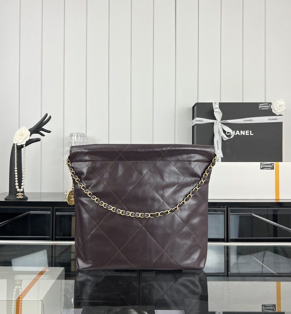 [REP 1:1] Chanel 22 Medium Handbag Yellow/Grey/Brown/Dark Blue/Pink/Jade Green/White For Women 37cm / 14.5in